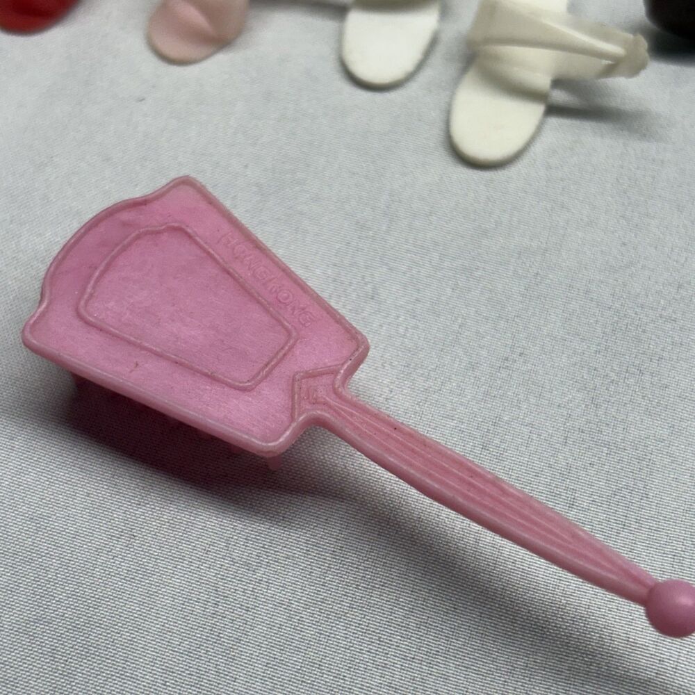 Vtg Barbie Doll Shoes Boots Accessories Lot Stockings Curlers Heels Brushes - Picture 3 of 8